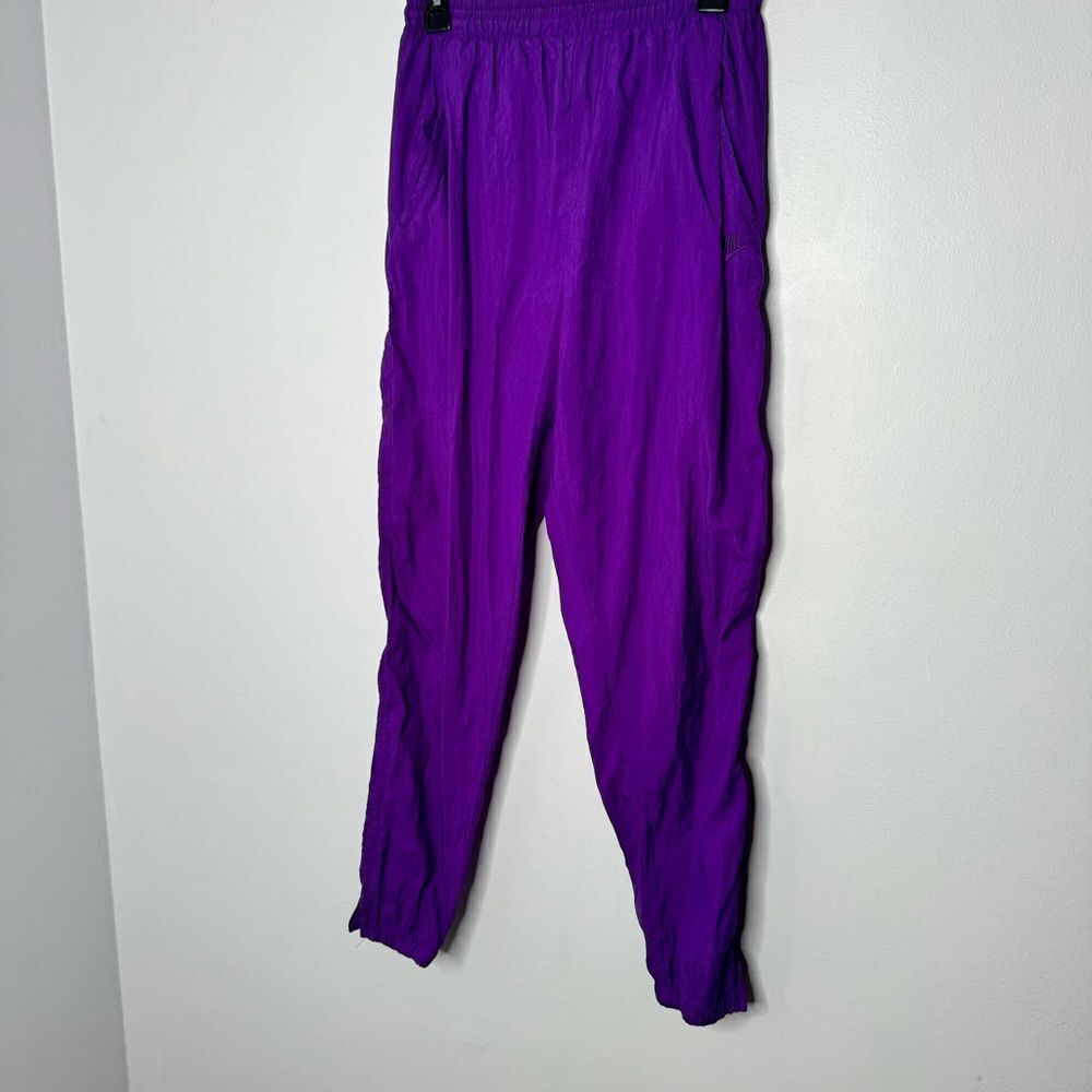Vintage Nike purple windbreaker pants size small